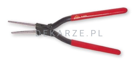 Cęgi blacharskie z zębami 260mm okrągłe długie Stubai 281002