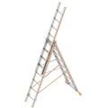 Drabina Layher Topic 1040 uniwersalna 3x14 szczebli