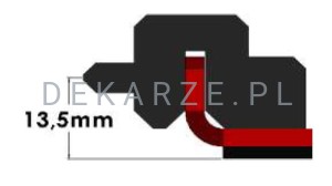 Adapter Clampine  CL13 do montażu urządzeń na dachach z blachą panelową typu Ruukki PANEL