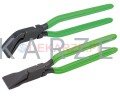 Zestaw cęgów dekarskich Freund proste i wygięte 60mm