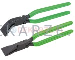 Zestaw cęgów dekarskich Freund proste i wygięte 60mm