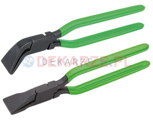 Zestaw cęgów dekarskich Freund proste i wygięte 60mm