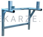 Stelaż do montażu zsypów GEDA na rusztowaniu